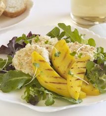 Grilled Mango & Goat Cheese Salad