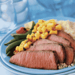 Grilled Steak with Mango Salsa