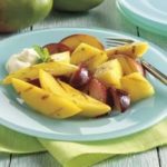 Honey Grilled Fruit with Lime-Mint Vinaigrette