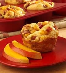 Mango and Ham Popovers