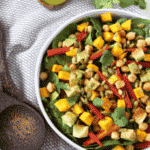 Mango Chickpea Salad with Cilantro-Lime Vinaigrette