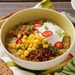 Fresh Mango Oatmeal Congee