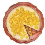 Cheesecake Topped with Diced Mango