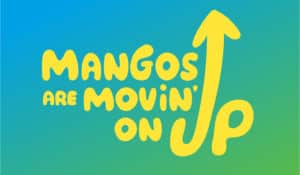 Los mangos se están moviendo hacia arriba gráfico